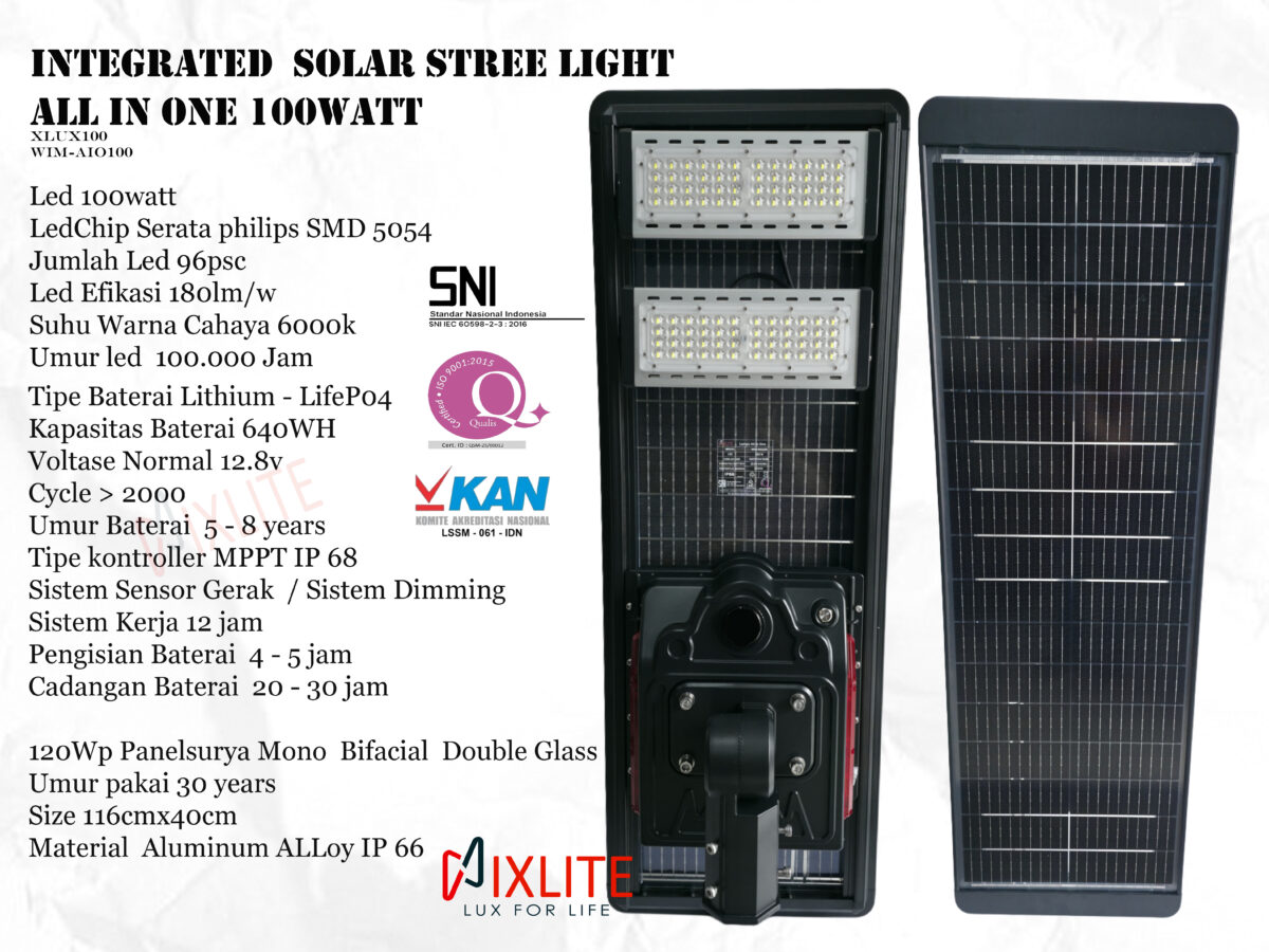all in one 100watt Nixlite SNI