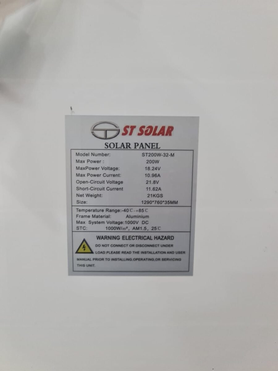 Panel Surya 200WP Monocrystalline - Gambar 4